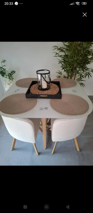 Mesa de comedor+sillas