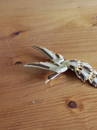 Broche Vintage Ave del Paraíso - 9x5 cm