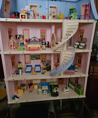 Casa rosa Playmobil