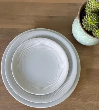 6 Pratos Rasos Vista Alegre Utopia