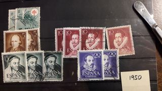 Lote sellos España años 50