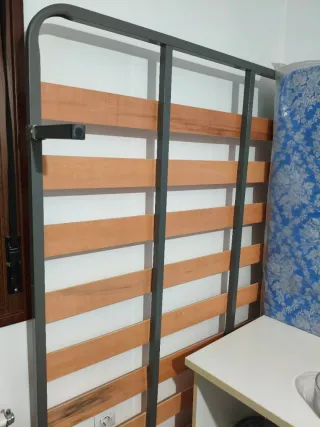 Somier 135x190cm Metal y Madera
