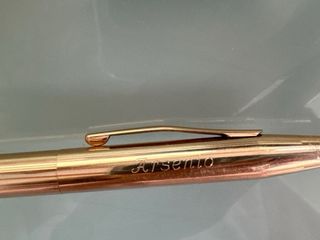 Bolígrafo Cross Dorado (Grabado Arsenio)