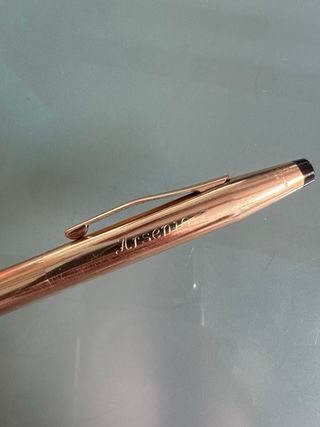 Bolígrafo Cross Dorado (Grabado Arsenio)