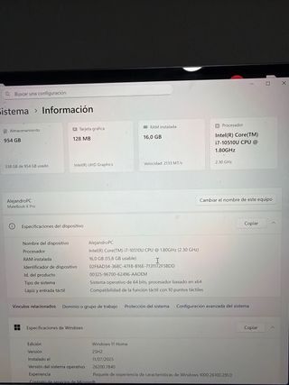 Portátil Huawei MateBook X Pro Gris