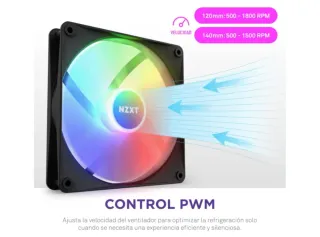 Ventilador NZXT RGB 140mm