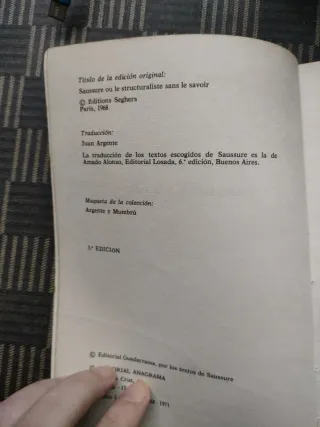 Curso de lingüística general F. De Saussure +2