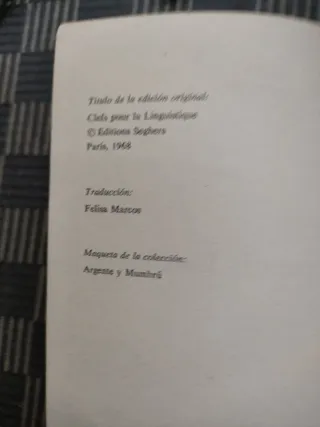 Curso de lingüística general F. De Saussure +2