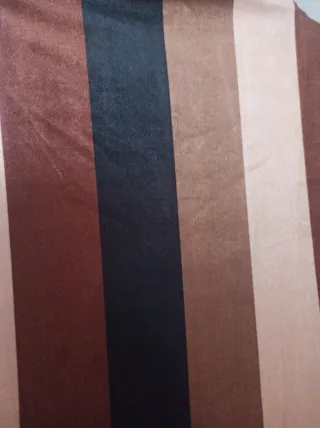 Vestido largo de rayas