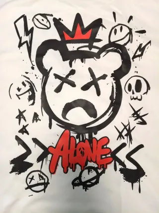 Camiseta moda urbana streetwear 100% poliéster