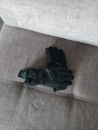 Guantes esquí unisex talla 10-12 negros