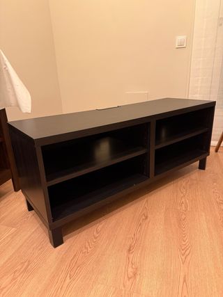 Mueble TV Besta Ikea Negro