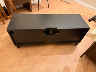 Mueble TV Besta Ikea Negro