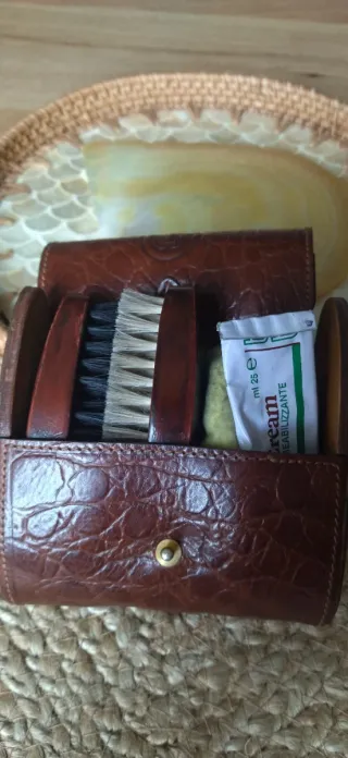 Gianfranco Lotti set pulizia scarpe vintage