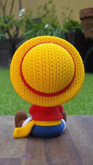Figura Luffy (One Piece) Amigurumi 3D