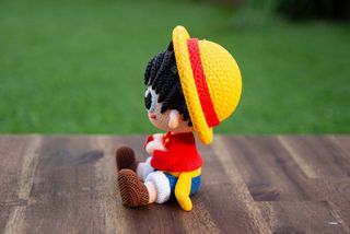 Figura Luffy (One Piece) Amigurumi 3D