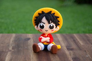 Figura Luffy (One Piece) Amigurumi 3D