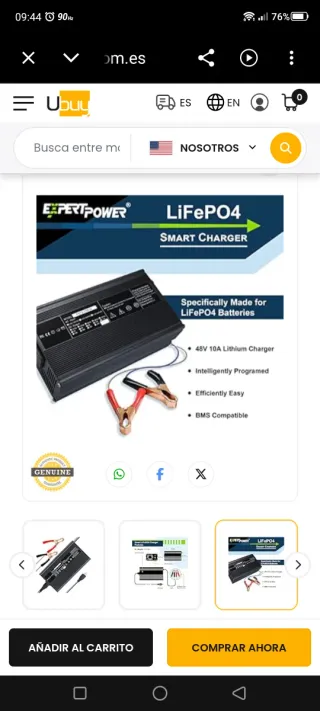 Cargador Batería Patinete Eléctrico Ohrija