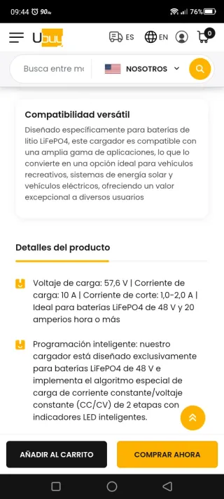 Cargador Batería Patinete Eléctrico Ohrija