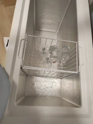 Congelador arcón blanco