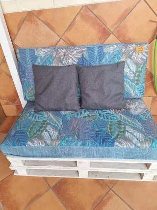 Cojines para Palets (Azul/Gris)