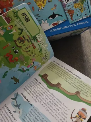 Puzzle y Libro Educativo La Tierra