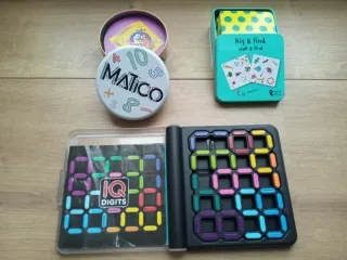 Lote de 3 juegos educativos: Matico, IQ Digits, Ki