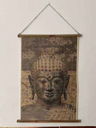 Póster de Buda en pergamino