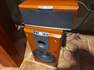 Subwoofer y Altavoz Central JBL LS2000
