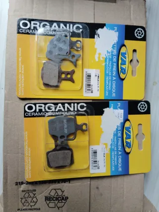 2 Pares Pastillas Freno Disco VAR Orgánico
