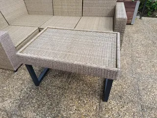 Conjunto Sofá y Mesa Exterior