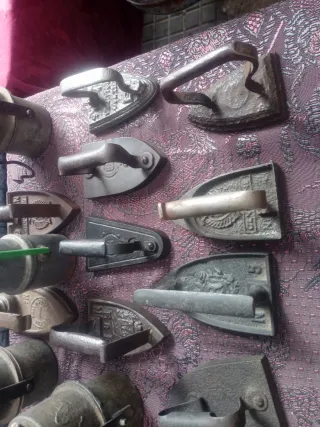 Planchas antiguas de hierro