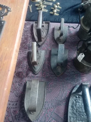 Planchas antiguas de hierro