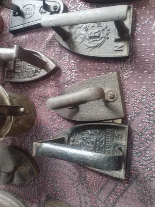 Planchas antiguas de hierro