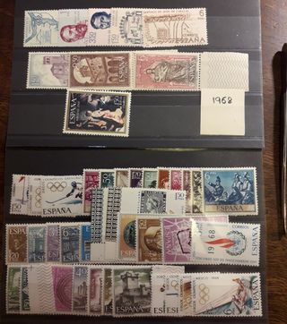 Lote sellos España 1960s