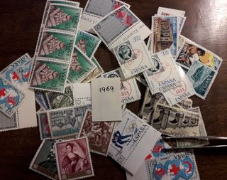 Lote sellos España 1960s