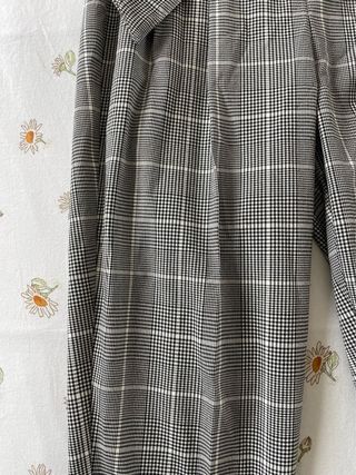 Pantalones cuadros Bershka cintura alta