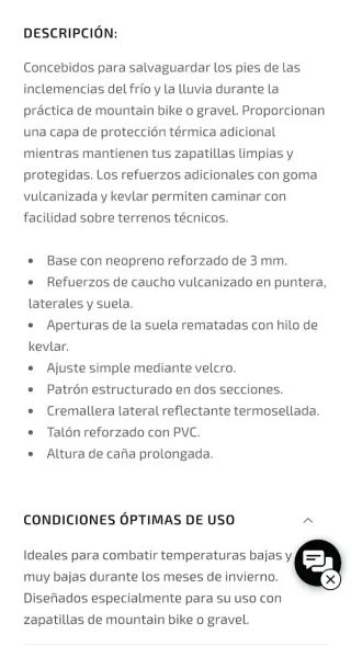 Gobik Avert Cubrezapatillas Negro