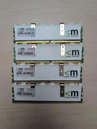 4x Mushkin 2GB DDR2 PC2-6400 RAM