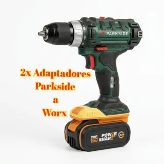 ㊗️2x Adaptadores Parkside a Worx㊗️