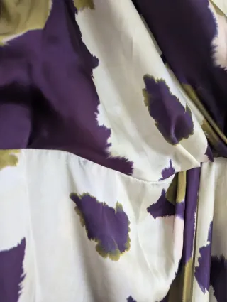 Vestido Zara estampado