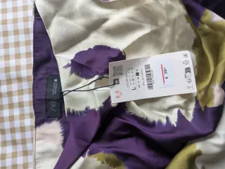 Vestido Zara estampado