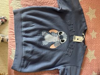 Sudadera Stich Talla 8-10 Años.Sin estrenar.