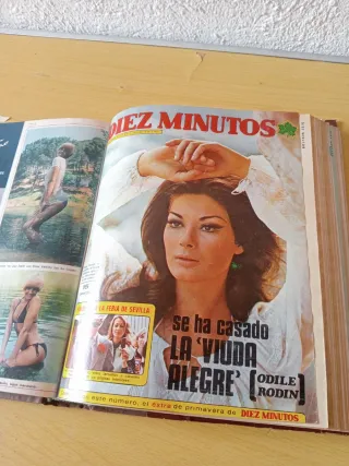Revistas Diez minutos años 50 encuadernadas