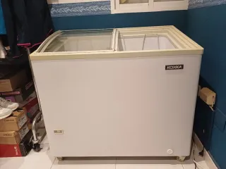 Congelador horizontal Koxka 184L blanco