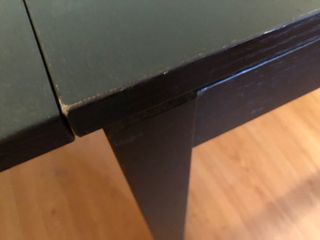 Mesa comedor extensible Ikea Bjursta Negra