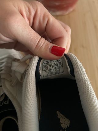 Zapatillas bambas Polo Ralph Lauren niño T30