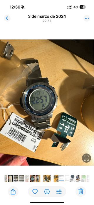 Casio Pro Trek PRW-31YT-7JF Radio Solar