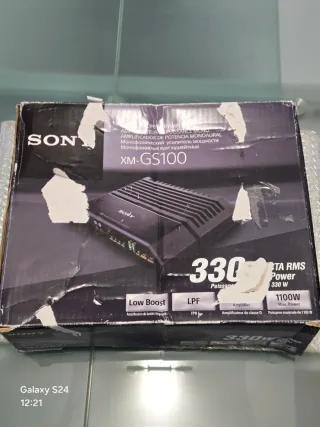 Amplificatore Sony XM-GS100 Classe D 1100 sub