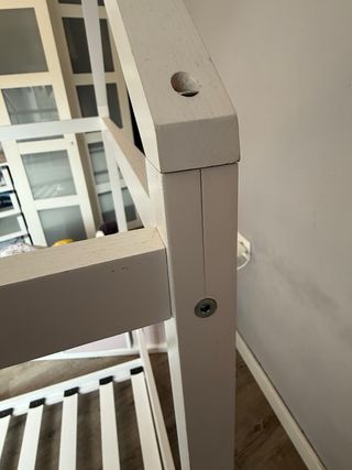 Cama Casita Blanca 70x160cm